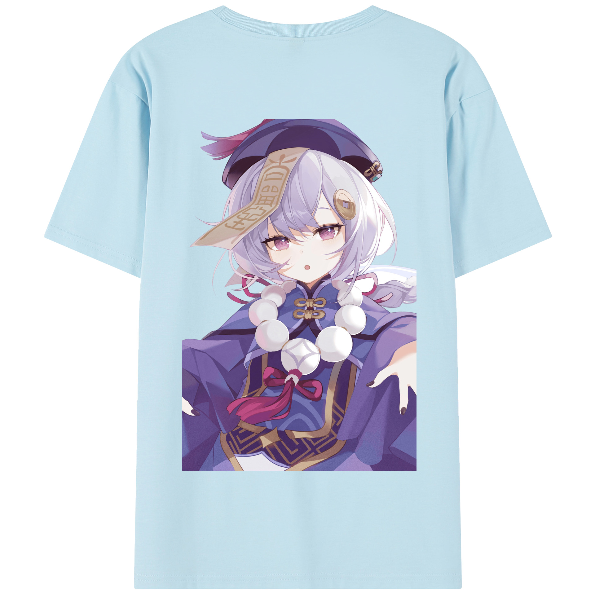 げんし神 七七 なな  genshin Nana 綿100％半袖Tシャツ（背面プリント）